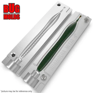 Bait DIY Fishing Mold Soft Plastic Baits Lure Plastisol Bass DotCrawler - Picture 1 of 3