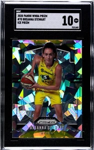 2020 Panini Prizm WNBA #70 Breanna Stewart Cracked Ice Prizm SGC 10 Gem Mint - Picture 1 of 2