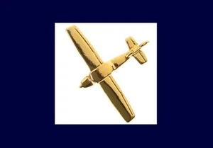 New! Clivedon CL-CESS150 Gold plated pewter Cessna 150/172 aircraft lapel pin - Picture 1 of 1