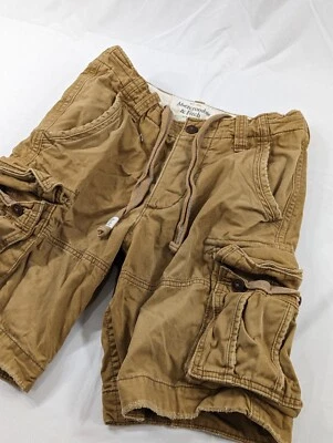 Pantalones Cortos Tropa Carga Pesada Abercrombie & Fitch De Colección Para Hombres Años 90 Y2k 30"- (Etiqueta 28)  Foto 1 de 4