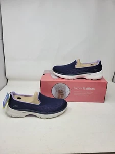 New Women's Skechers Go Walk 6-Cosmic Force 124522/NVLV Athletic Shoes Size 8 - Picture 1 of 10