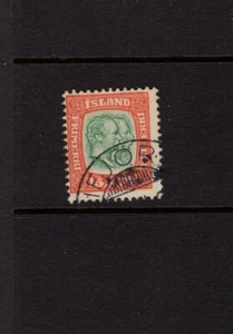 Islandia 1907-1908 Rey Cristiano IX y Federico VIII 15a Usado Sc 77 - Imagen 1 de 1