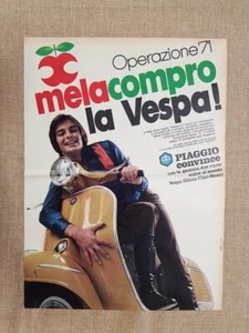 Piaggio Vespa Operazione '71 Melacompro Pubblicità vintage anni '70 - Picture 1 of 1