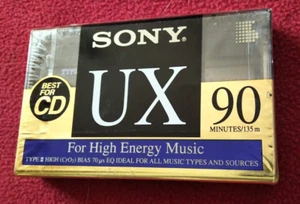 Leerkassette Tape - Sony UX - C-90 - mit Cola-Cola Promo - NEU - Bild 1 von 2