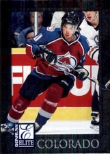 1997-98 Donruss Elite #1 Peter Forsberg COLORADO AVALANCHE