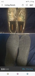 Realtree Camouflage Slippers Memory Foam 71RM670048 Men Size L 9.5 - 10.5 NIB - Picture 1 of 1