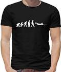 Evolution of Man Frisby Mens T-Shirt - Ultimate - Disc - Sport