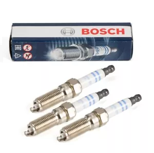 Kit 3 Candele Bosch Platinium Iridium Evo Ford Fiesta VII Focus IV 1.0 EcoBoost - Imagen 1 de 6