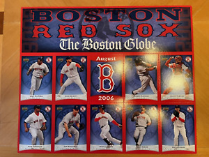 Boston Red Sox The Boston Globe 2006 9 Uncut Cards Upper Deck