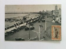 ±1925 Postcard URUGUAY MONTEVIDEO PLAYA DE LOS POCITOS Y RAMBLA P. WILSON