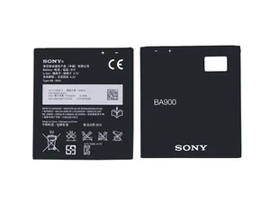 Original Akku BA900 Sony Xperia E1 / J / L / GX / T / TX / LT29 / LT29i / ST26a - Bild 1 von 3