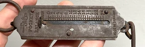 Retro Pocket Fishing Scales Germany 1920s 1930s Fly Fishing Rod Mark 25 Pounds - Picture 1 of 6
