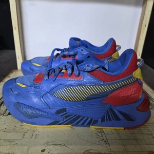 Size 6c Puma RS-Z DC  Superman Sneakers Blue Justice League Youth Shoes 385821-0 - Picture 1 of 24