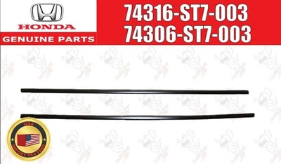 HONDA INTEGRA DC2 TYPE-R 93-01 GENUINO Juego de molduras de techo izquierdo y derecho OEM Foto 1 de 4