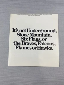 1976 McDonald's Print Ad Advertisement Atlanta Journal And Constitution VTG - Picture 1 of 8