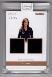 2024 Keepsake Edition Rambo Co Bao #221 Dual Relic Patch /50 SSP - Picture 1 of 2