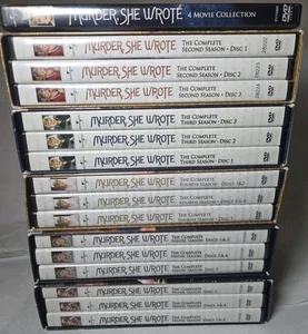 Murder She Wrote DVD Seasons 2 3 4 9 10 Box Sets + 4 Movie Collection DVD Set - Picture 1 of 4