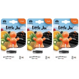 3x Little Joe Scents 3D Gel Vent Clip Car Air Freshener Freshner - Fruit - Picture 1 of 1