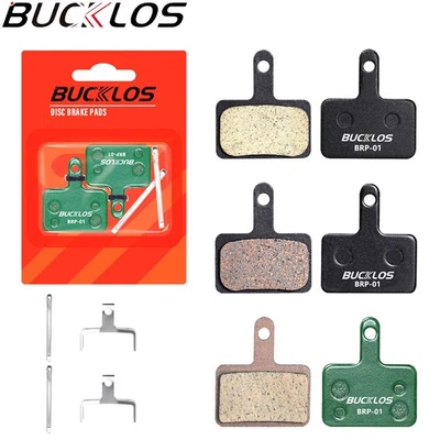 Disc Brake Pad Ceramic/Resin/Semi-metallic MTB Bike fit Shimano Tektro B01S B05S - Image 1 of 4