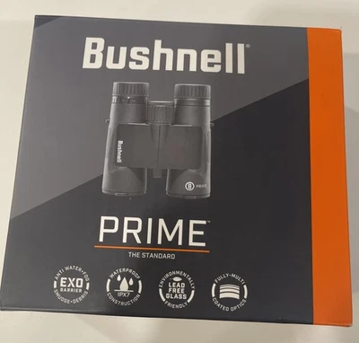 Bushnell Prime 10x42 Binoculars Waterproof Fog Proof Exceptional Optics Outdoors - Image 1 of 4