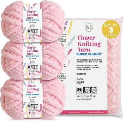 Paquete de 3 hilos de terciopelo grueso suave de chenilla para tejer ganchillo Foto 1 de 2