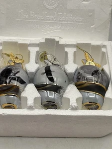 On Eagles’ Wings Dreiteiliges Porzellan Ornament Set Bradford Editions 2002 Box5 - Bild 1 von 17