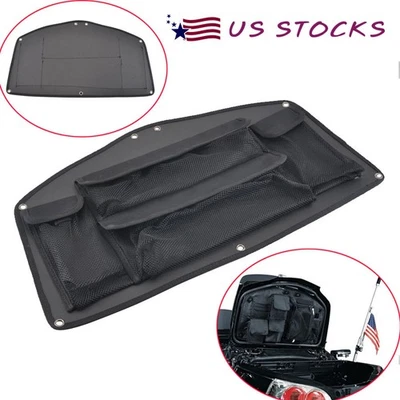 Motorcycle Black Rear Trunk Lid Organizer Tool Bag Fits For Honda Goldwing 1800 Foto 1 de 4