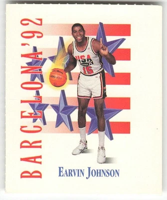 1991-92 SkyBox Mark and See Minis #533 Magic Johnson BASKETBALL USA - Image 1 of 2