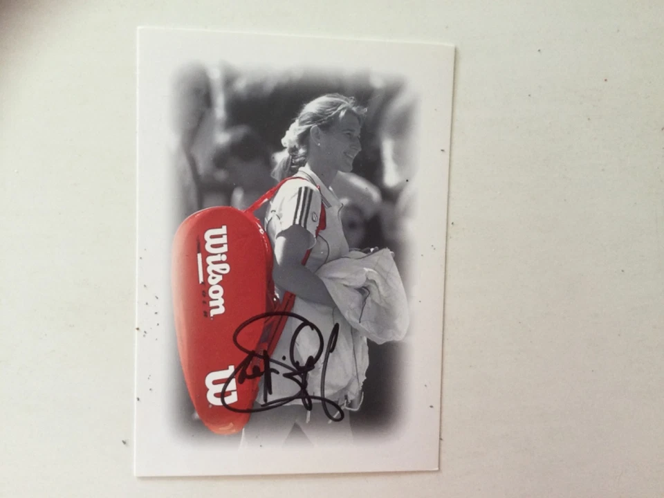 Autogrammkarte Steffi Graf Original Unterschrift (Tennisspielerin) - Bild 1 von 1