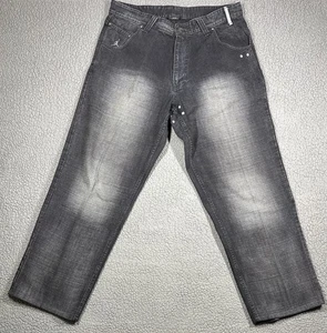 Pantalones de mezclilla grises holgados vintage Air Jordan Two 3 para hombre Y2K 36 W 34 L (36X32) - Imagen 1 de 15