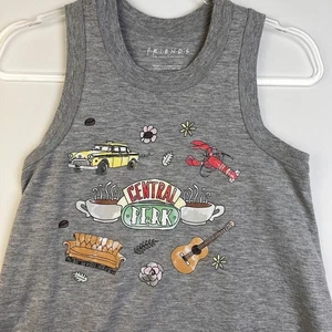Friends The TV Series Tank Top Women's Medium Gray Casual Television Workout - Picture 1 of 7