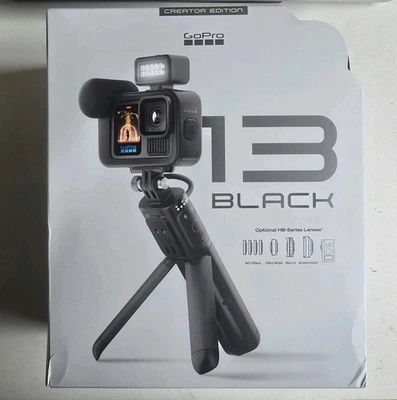GoPro HERO13 Black Creator Edition 27MP 5.3K60 UHD Video Action Camera Bundle - Image 1 of 3