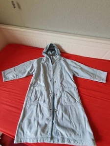 Petit Bateau Bademantel hellblau Gr. 126 - Bild 1 von 3