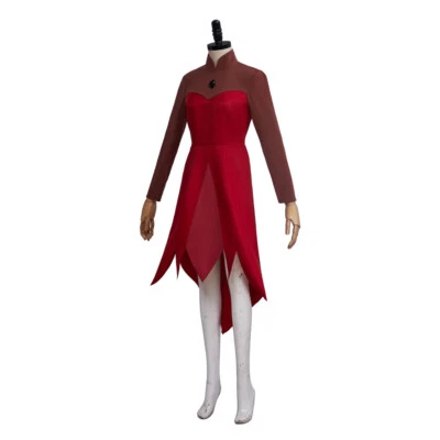 The Owl House Cosplay Edalyn Eda King Costume Red Dress - Image 1 of 4
