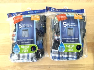 Lot of 2 Hanes boys tagless boxer wicking Cool Comfort Fabric 5 pack S/CH 6-8 - Picture 1 of 4
