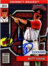 Matt Young autographed Baseball Card (Gwinnett Braves) 2010 Choice Rookie #26