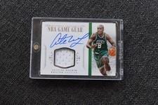 2014-25 National treasures NBA Game gear Antoine Walker Jersey Auto /75