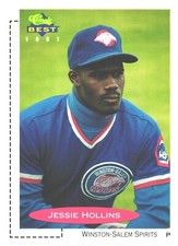 1991 Classic Best Jessie Hollins 36 Minor League Winston-Salem Spirits MLB Cubs