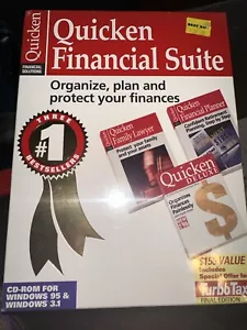 Quicken Financial Planner Suite 1996 Vintage Software Sealed - Deluxe, Planner - Picture 1 of 2