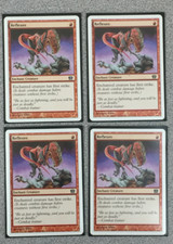X4 MTG MAGIC THE GATHERING REFLEXES EIGHTH 8TH EDITION - CREATURE - COMMON  LP