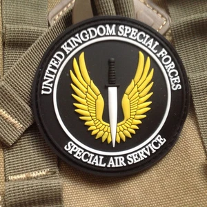 UNITED KINGDOM Special Air Service SAS TACITICAL BADGE Hook Patch - Picture 1 of 7