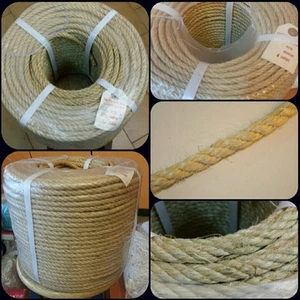 Corde Tressée Cordage Sisal 12mm (Par Mètres) Mercerie Corde - Photo 1/1