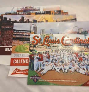 Lot of 5 Official St. Louis Cardinals Calendars - 2013 2014 2015 2017 2020 - Picture 1 of 18