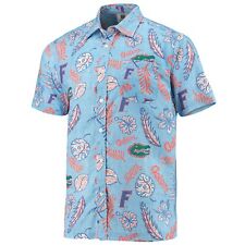 Wes and Willy Mens College Hawaiian Shirt Vintage Floral (Schools A-M)