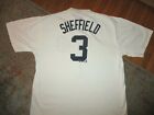 Gary Sheffield Detroit Tigers 3 Jersey T Shirt Baseball 2008 Mlb vtg Adult 2Xl