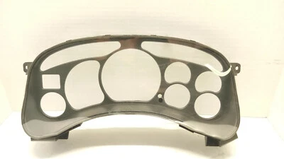 1999-02 Chevy Tahoe Silverado 1500 Yukon Instrument Cluster LENS Black - Image 1 of 4