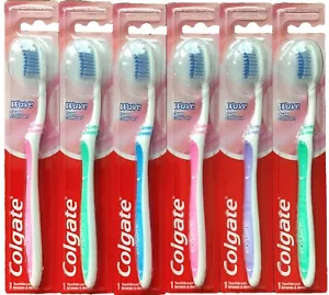 12 Pack Colgate Wave Gum Comfort Toothbrushes, Compact Head, Adult, Ultra Soft - Picture 1 of 1