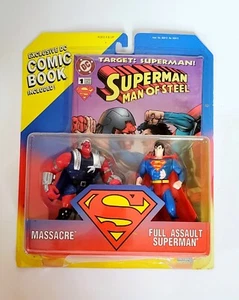 NEW Kenner Superman "Man of Steel" Full Assault Superman vs Massacre Figure - Picture 1 of 4