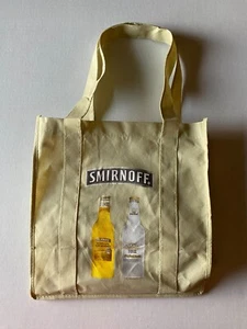 Smirnoff Tragetasche beige Canvas Signature Schraubendreher Eis tropische Früchte - Bild 1 von 8