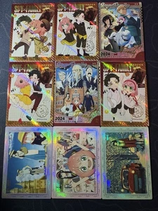 Spy Family Character Collection 9 x Cards Full Art Manga Kids Cartoon Gifts - Picture 1 of 6